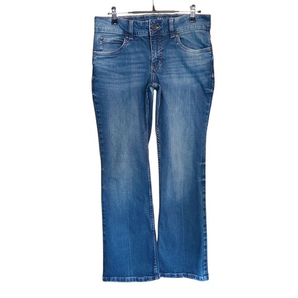 Women's Wrangler Retro Mae Mid Rise Stretch Bootcut Jeans Size 7 - Picture 1 of 15